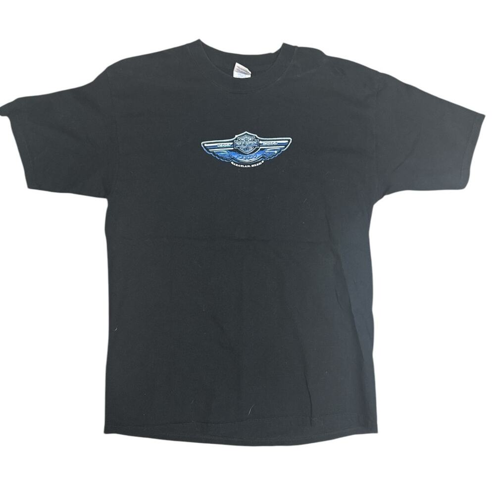 Harley Davidson Mazatlan 2003 Classic Graphic Short Sleeve T-shirt Size Lg